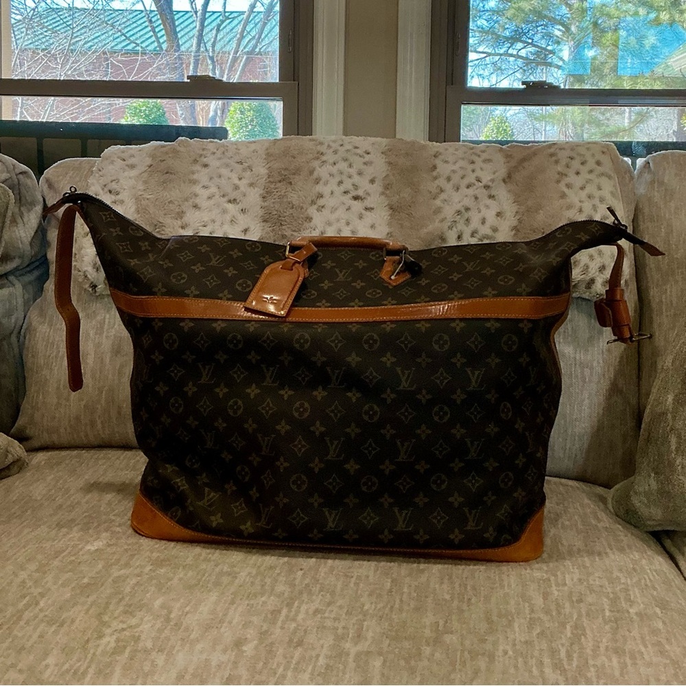✨💎RARE💎✨VINTAGE 1986 LOUIS VUITTON CRUISER 55 TRAVEL BAG W/DUSTY AND GIFT! - Picture 4 of 16